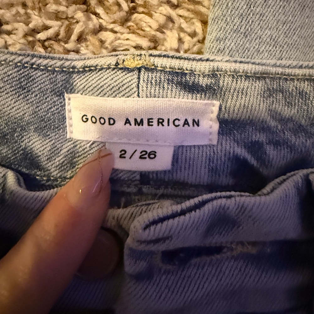 Good American Light Wash Jeans sz 2/26 - Picture 3 of 3